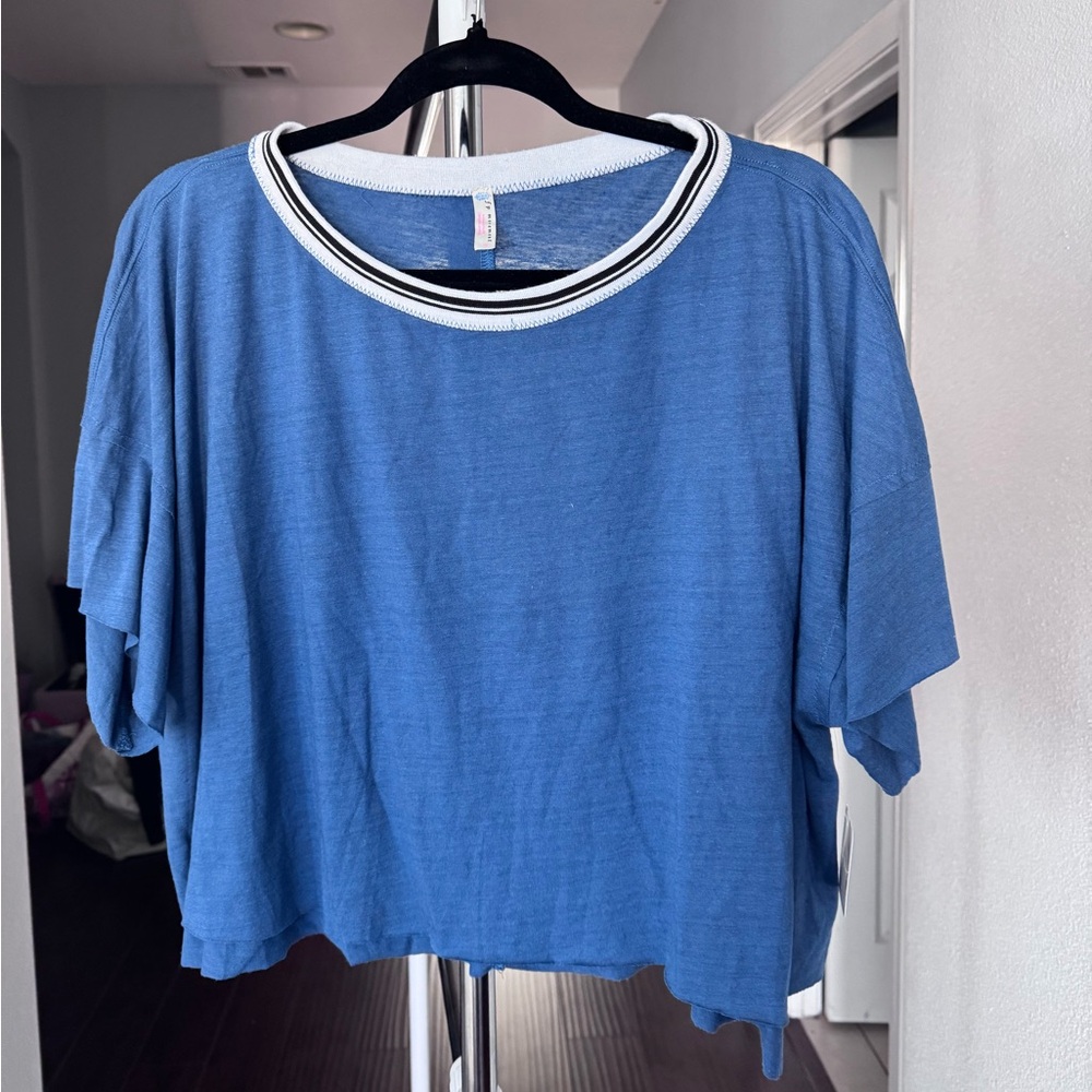 FP Movement by Free People Blue Crop Top Brand New